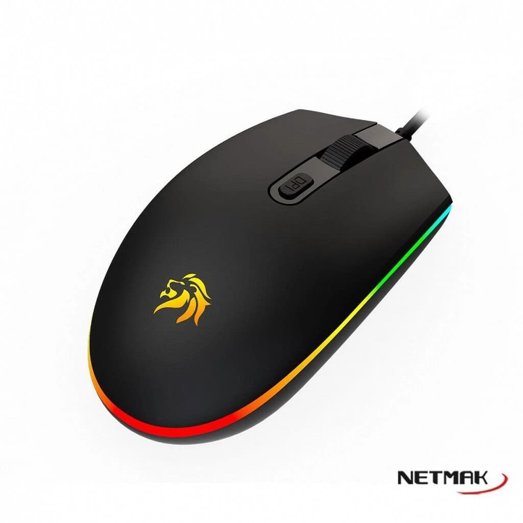 MOUSE GAMER NETMAK 4D RGB NM-GM51