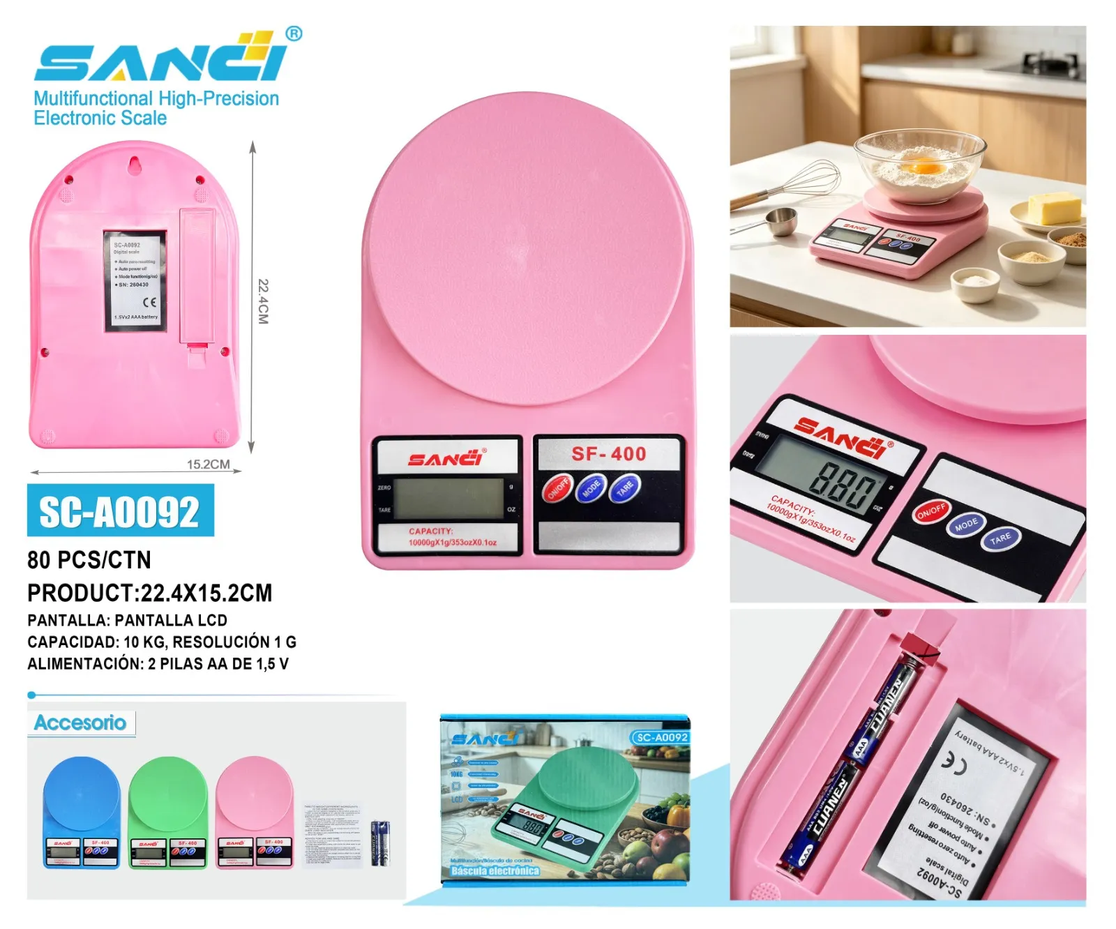 BALANZA ELECTRONICA HASTA 10K SC-A0092