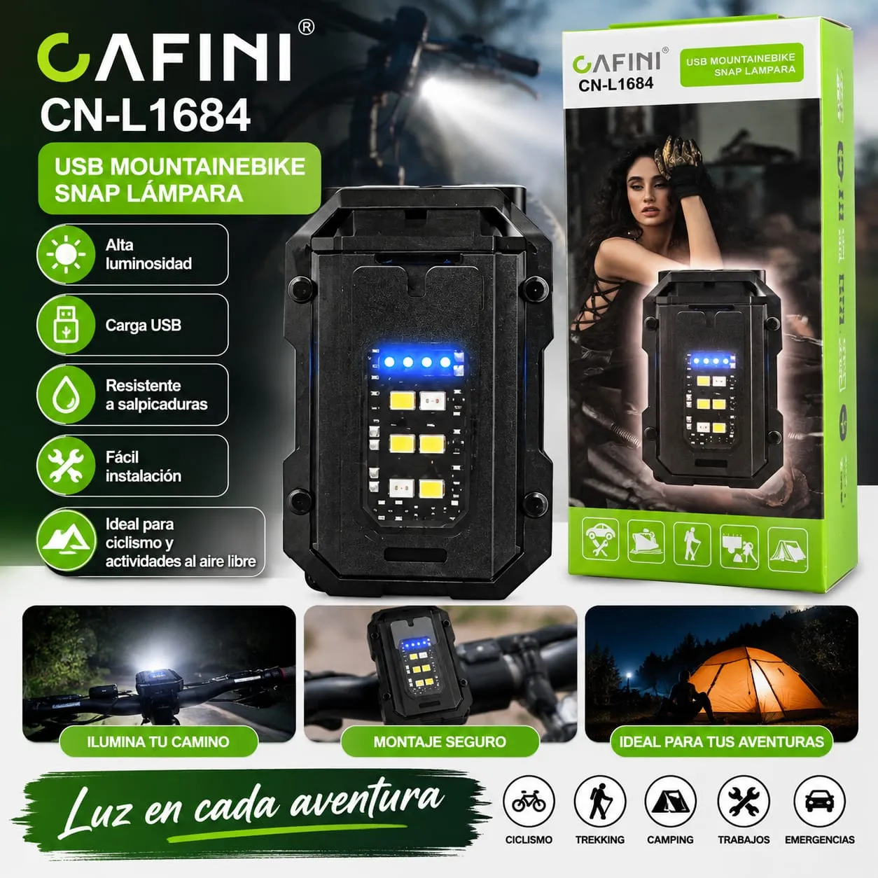 LINTERNA LLAVERO MULTIFUNCION CAFINI N-L1684