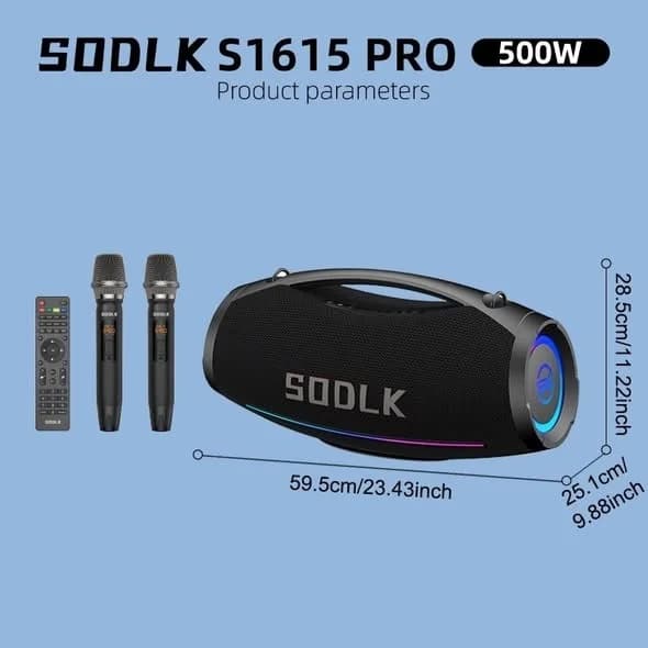 PARLANTE SODLK S1615PRO 500W TIPO BAZOKA