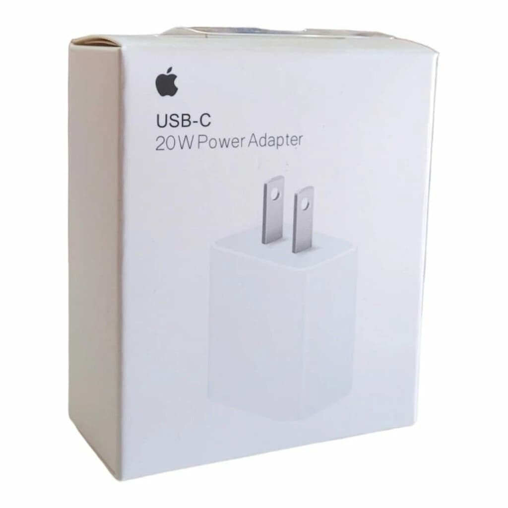 CABEZAL IPHONE CARGA TURBO 20W TIPO C 100 % ORIGINAL BLANCO