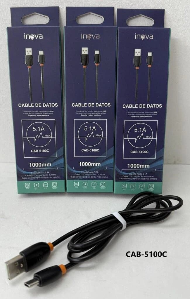 CABLE USB INOVA CAB-5100C 5.1TIPO C