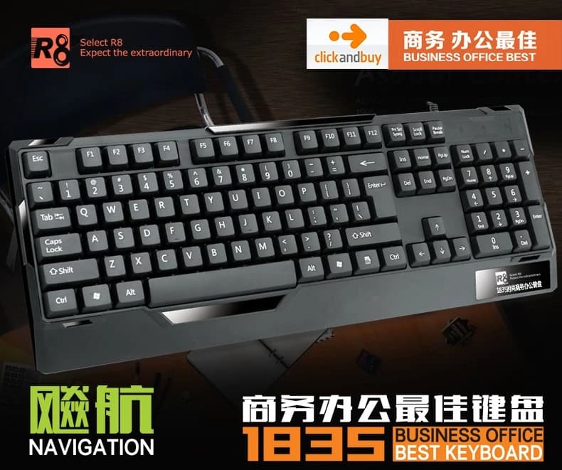 TECLADO R8 1835