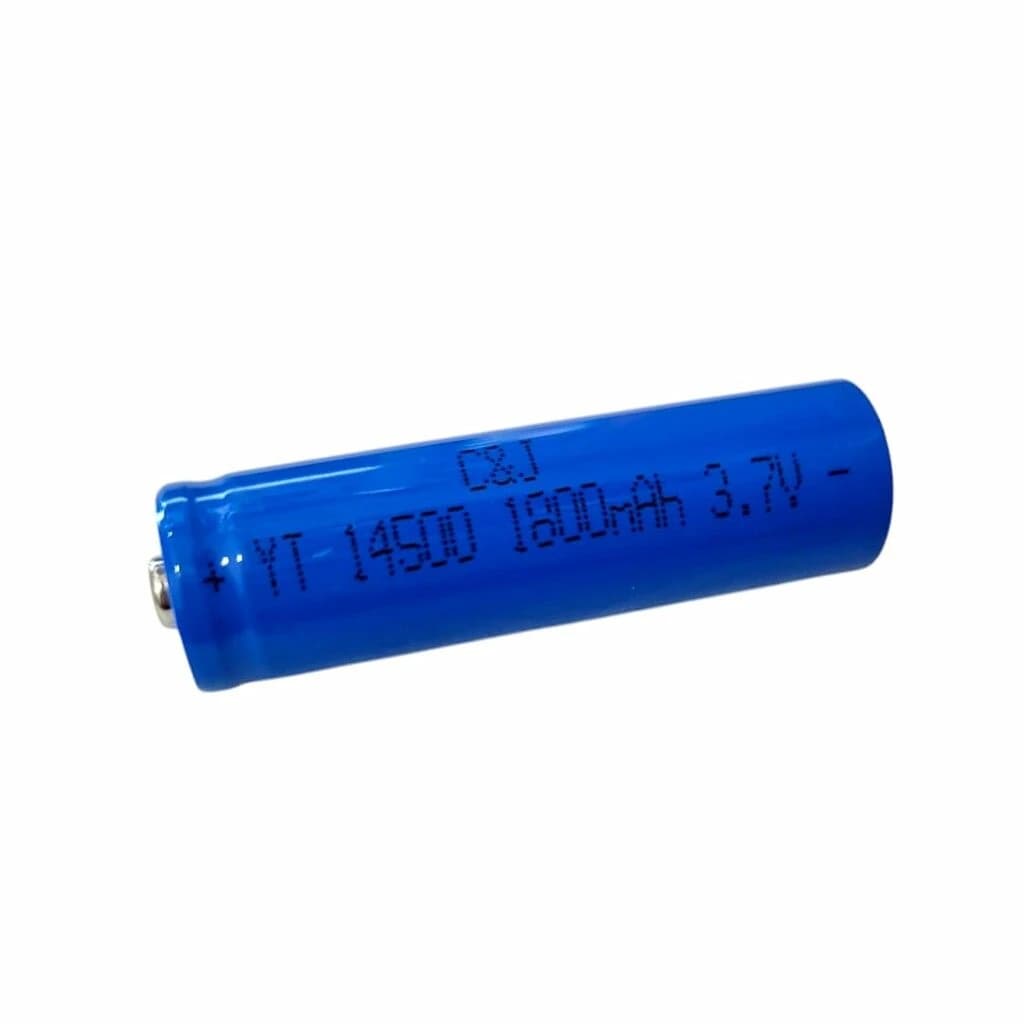 CELDAS RECARGABLES AZUL C/TETON LC 1800mAH 3.7V 14500