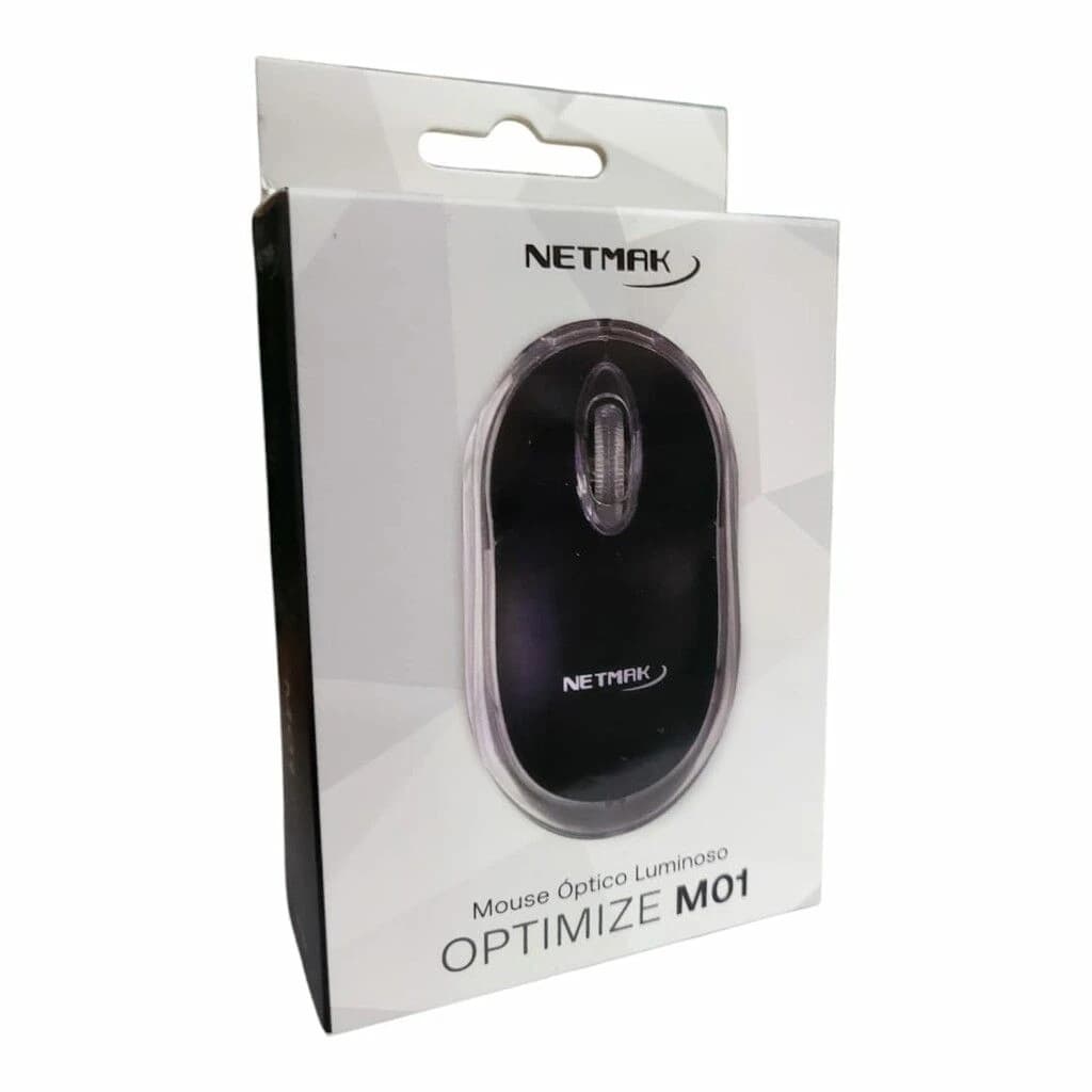 MOUSE OPTICO LUMINOSO NETMAK M01