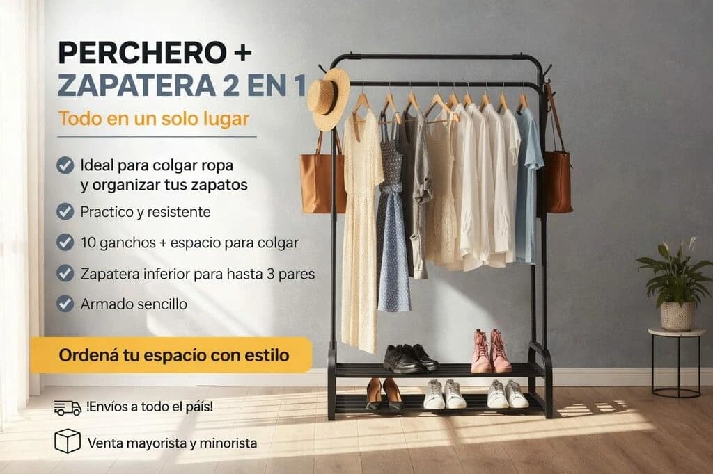 ORGANIZADOR MULTIPLE PERCHERO 9021