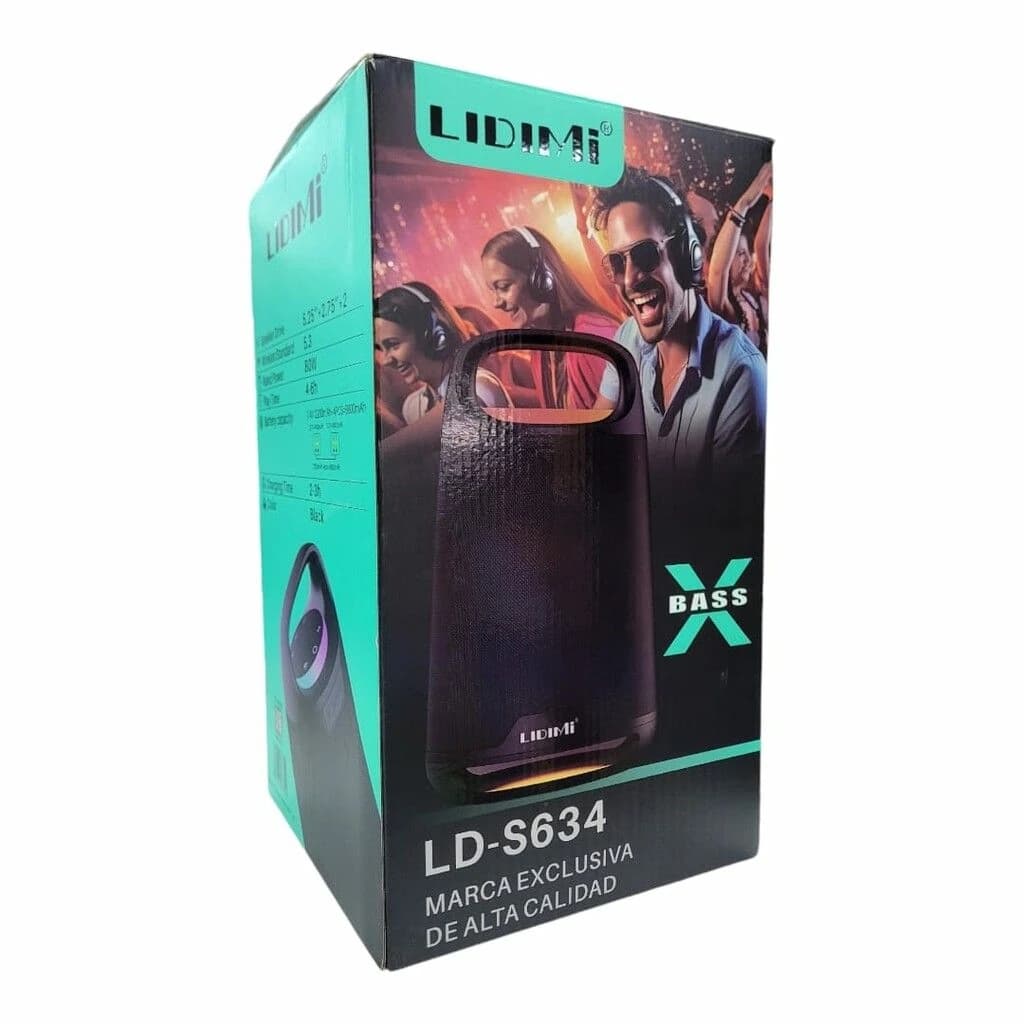 PARLANTE POTENCIADO LIDIMI 5.25+2.75*2 pulgadas 80w LD-S634