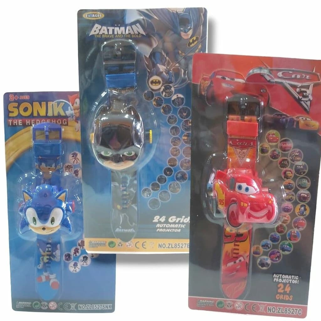 RELOJ INFANTIL PERSONAJE