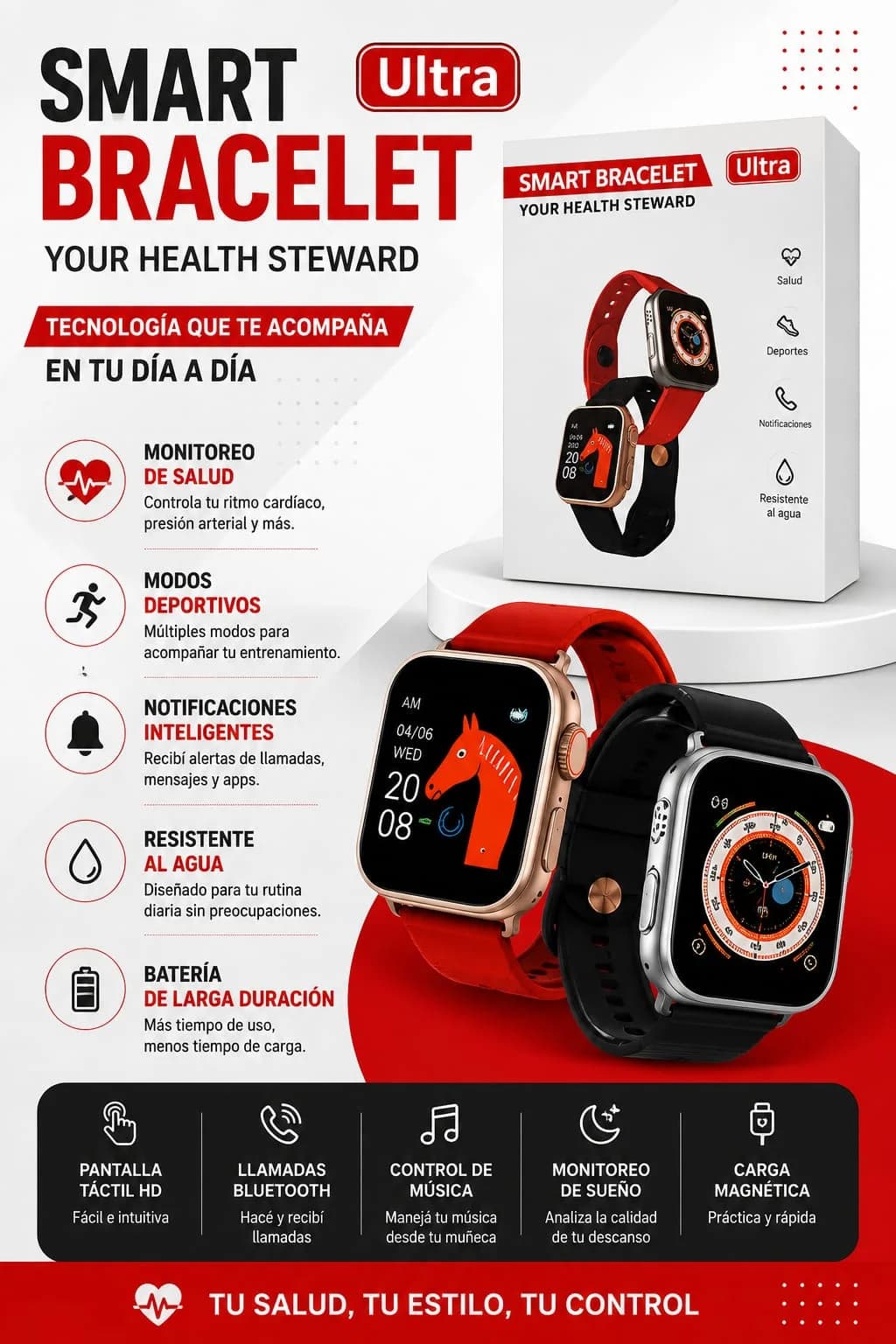 RELOJ SMART WACH ULTRA